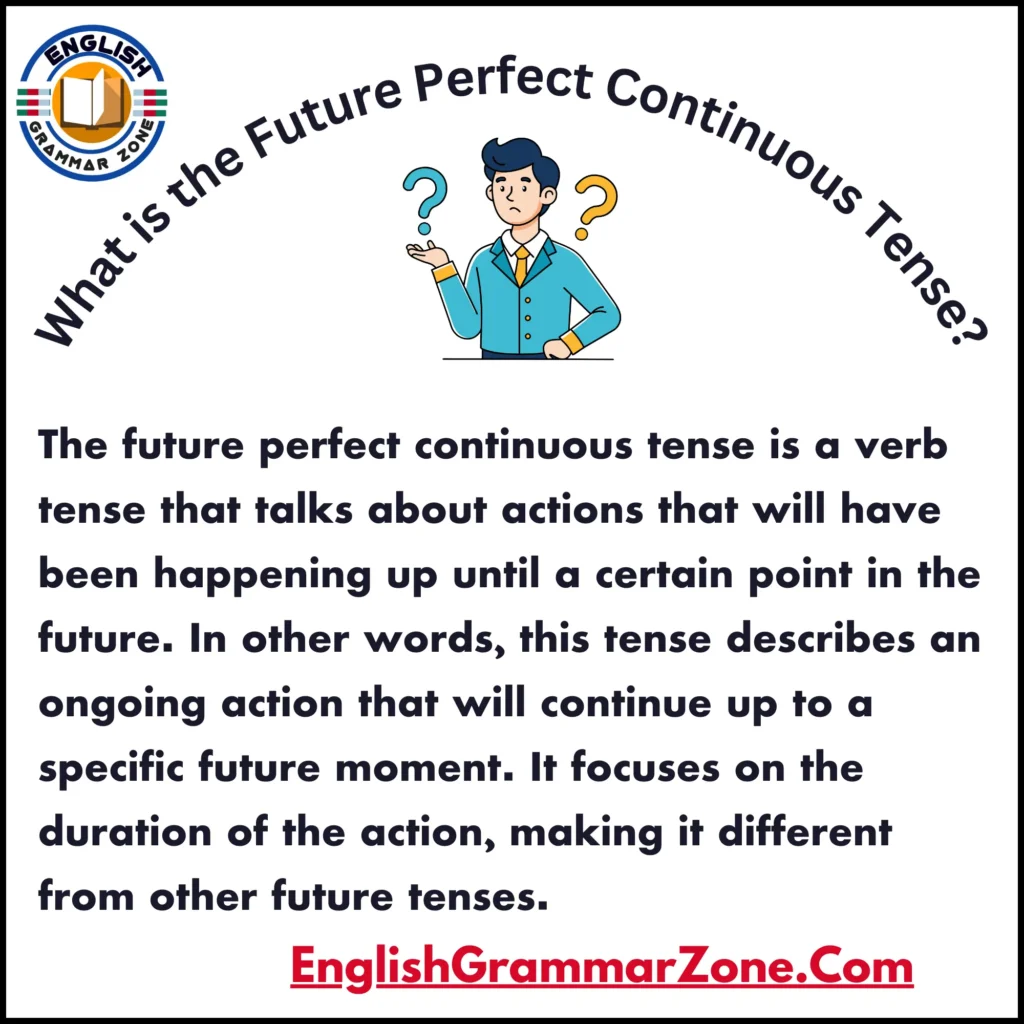 What is the Future Perfect Continuous Tense?
