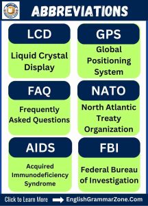Abbreviations