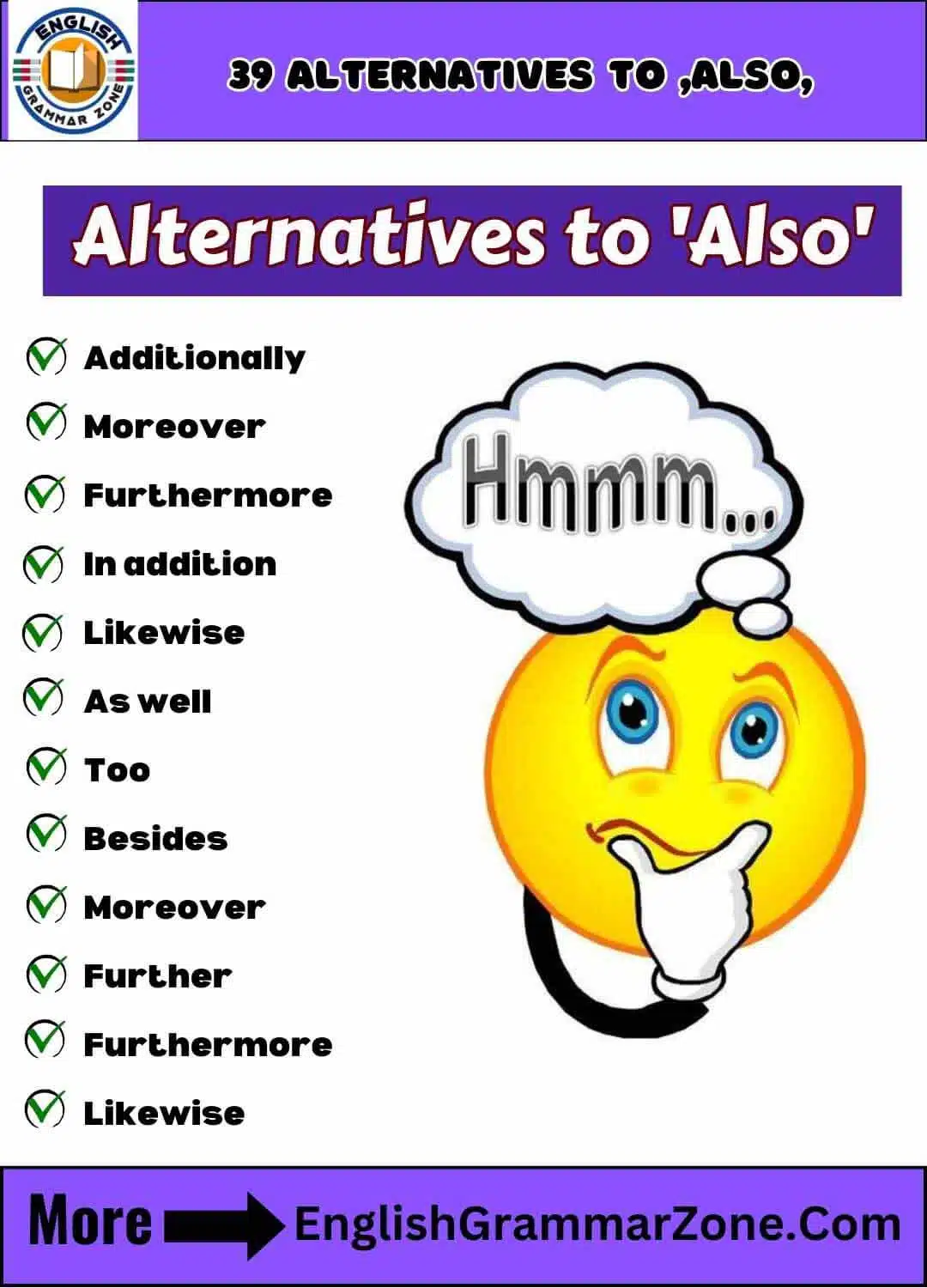 Expanding Connections 39 Alternatives to Also