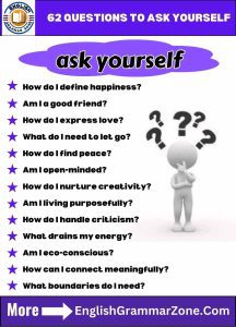 Ask yourself