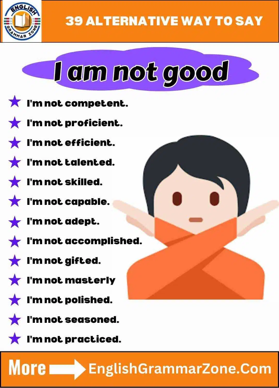 I'm not good