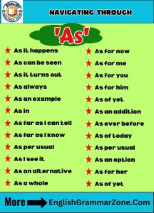 as