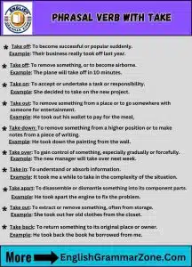 Phrasal Verbs