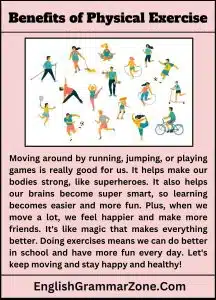 Benefits of physical exercise paragraph