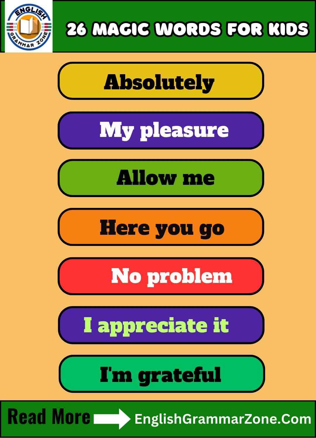 magic words for kids