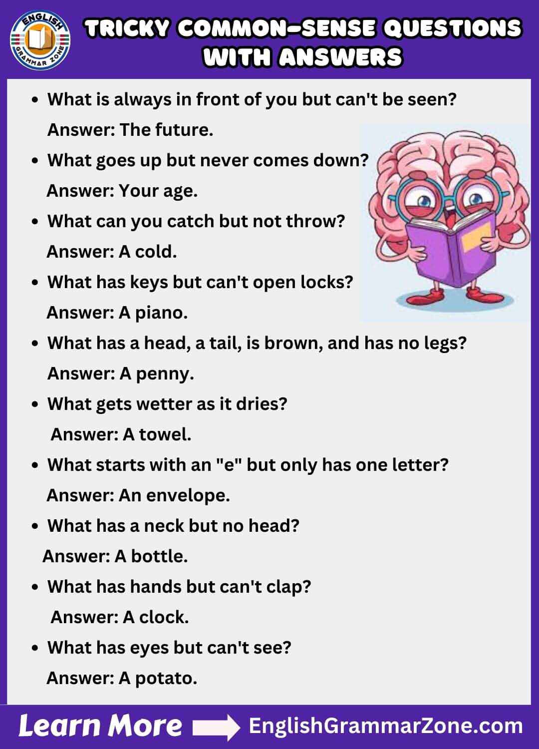 Tricky Common-Sense Questions