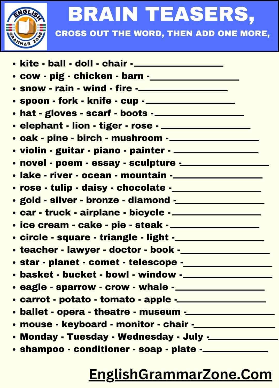 Brain Teasers