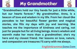 Essay On My Grandmother For Kids