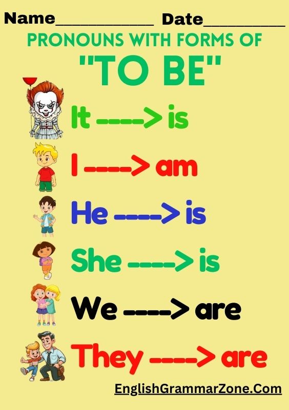 Pronouns Exercises Worksheets