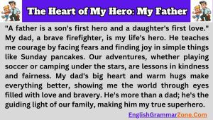 Essay On My Father For Kids