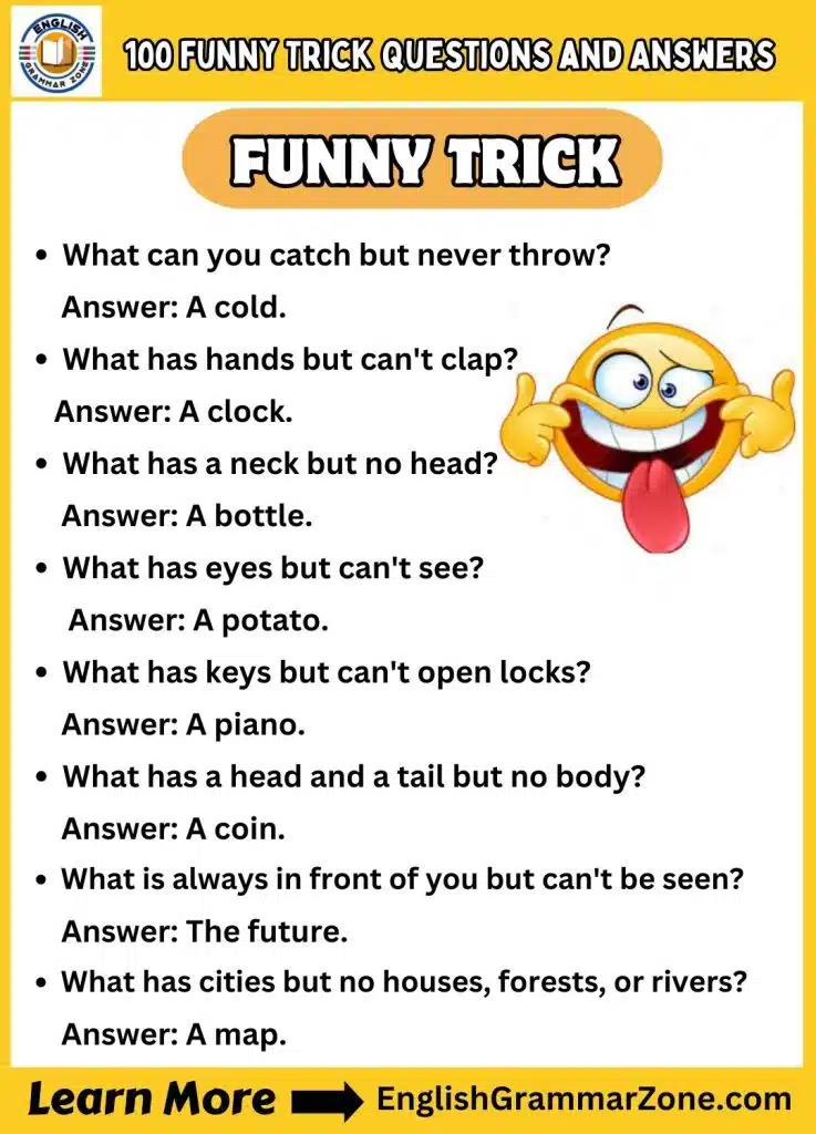 funny trick questions and answers