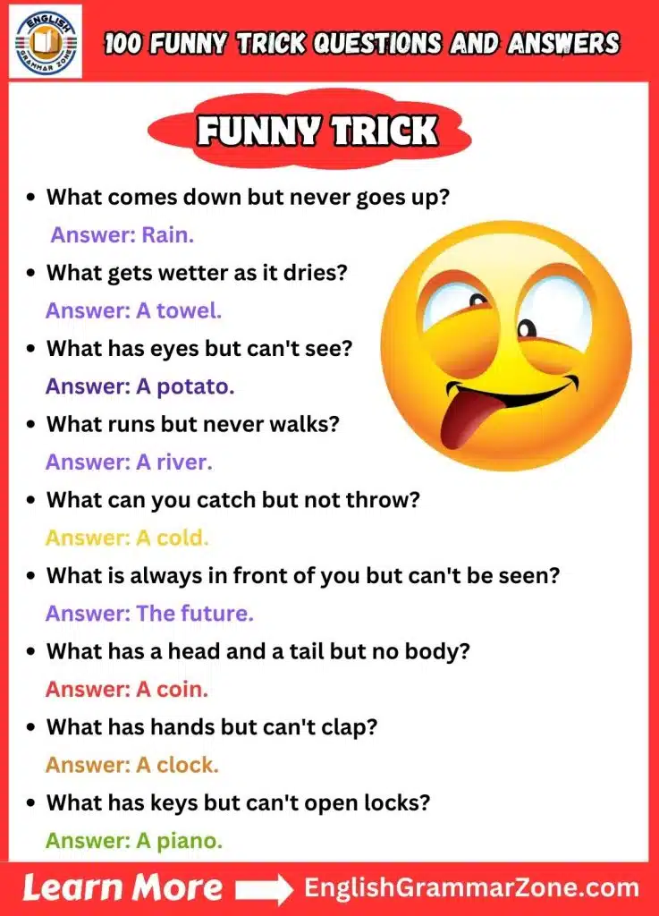 funny tricky quiz questions