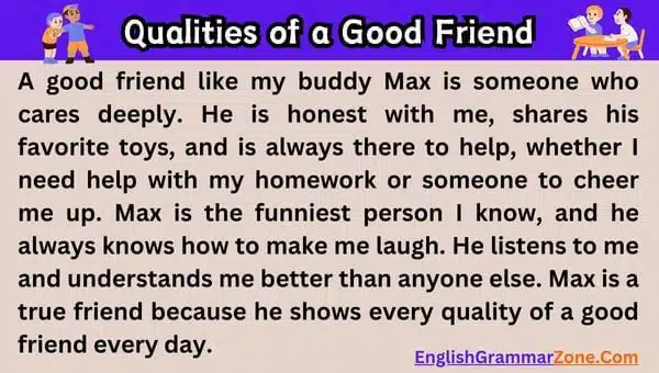 important qualities of a good friend