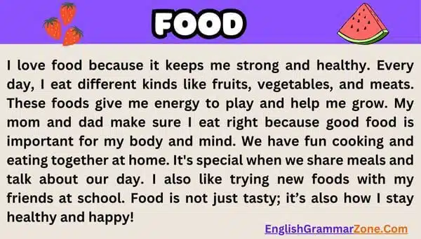 paragraph on food adulteration for English