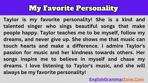 My Favorite Personality