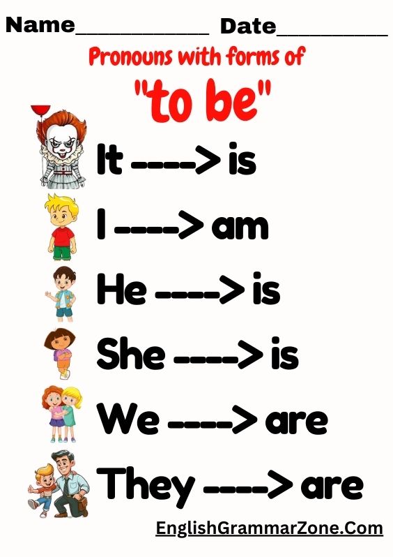 Pronouns Exercises Worksheets