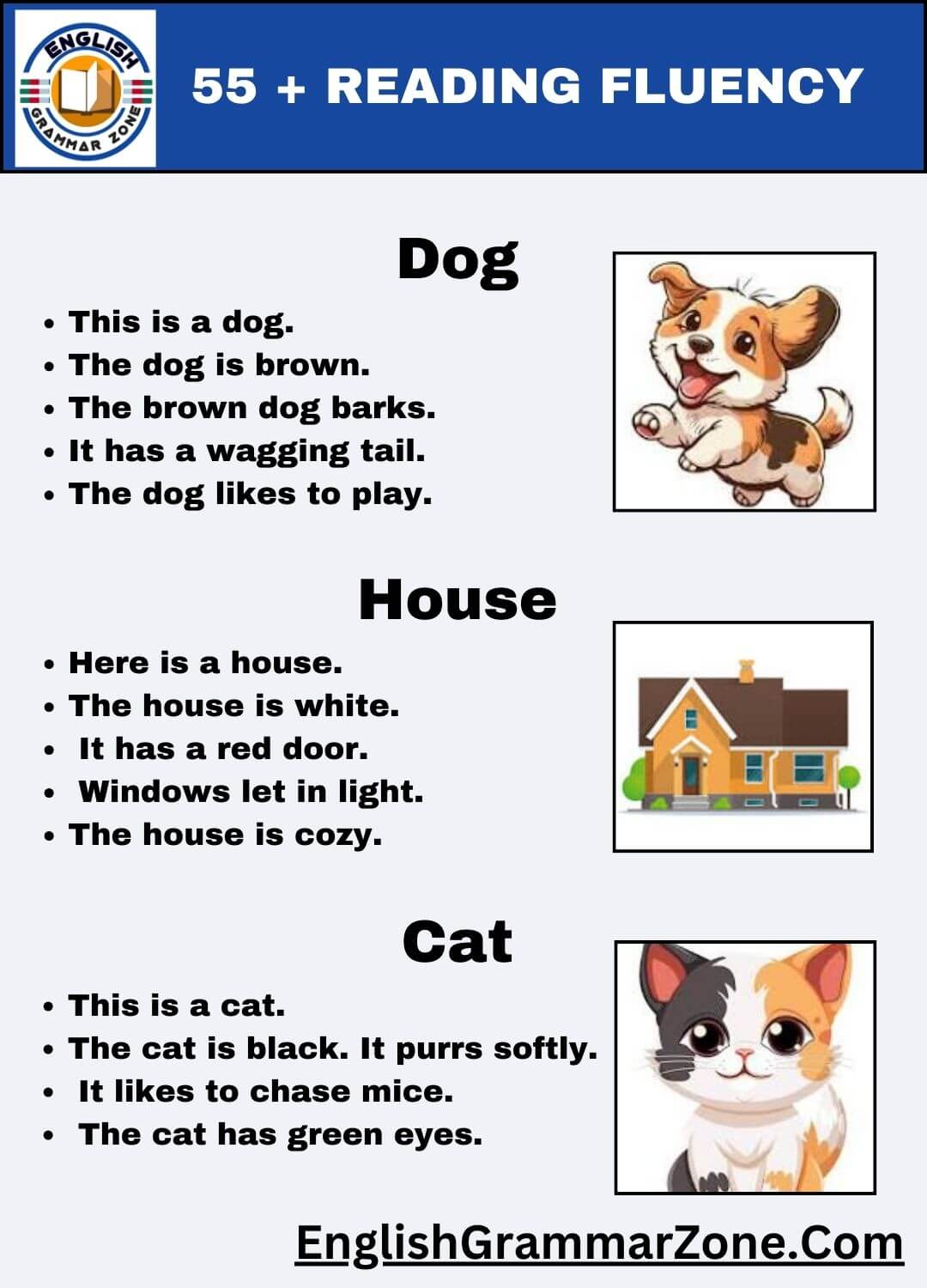 Fluency examples in reading