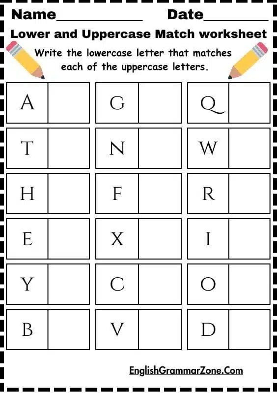 Uppercase to Lowercase