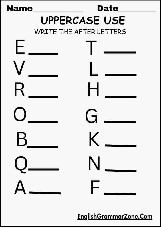 Uppercase to Lowercase