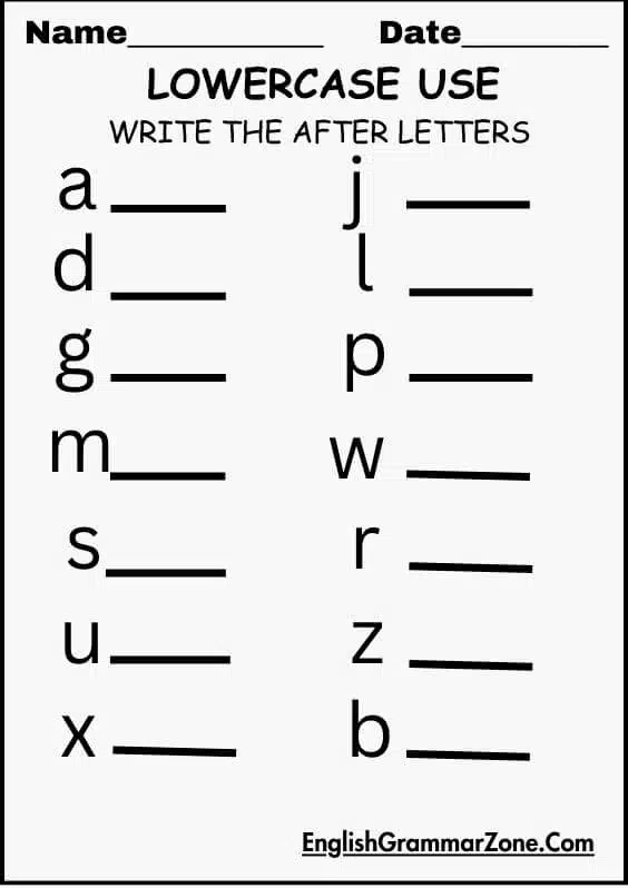 Match Uppercase to Lowercase Letter