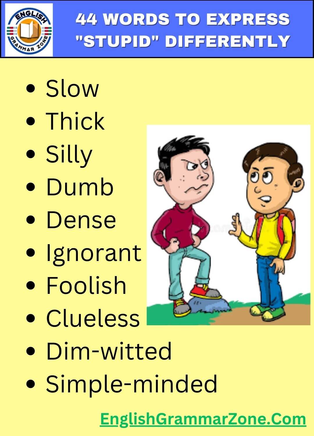 Fun Ways to Say Stupid