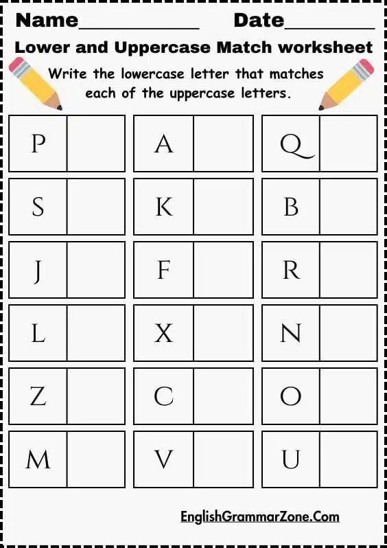 Uppercase to Lowercase