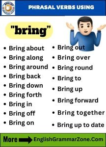 17 Phrasal Verbs Using Bring