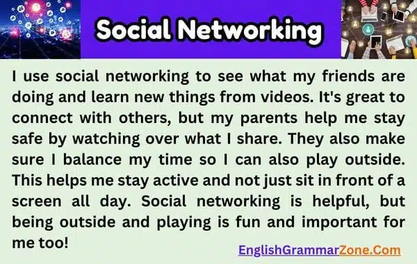 Paragraph on Social Networking