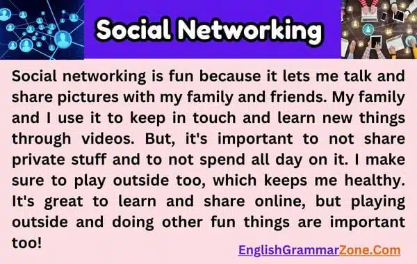 Paragraph on Social Networking
