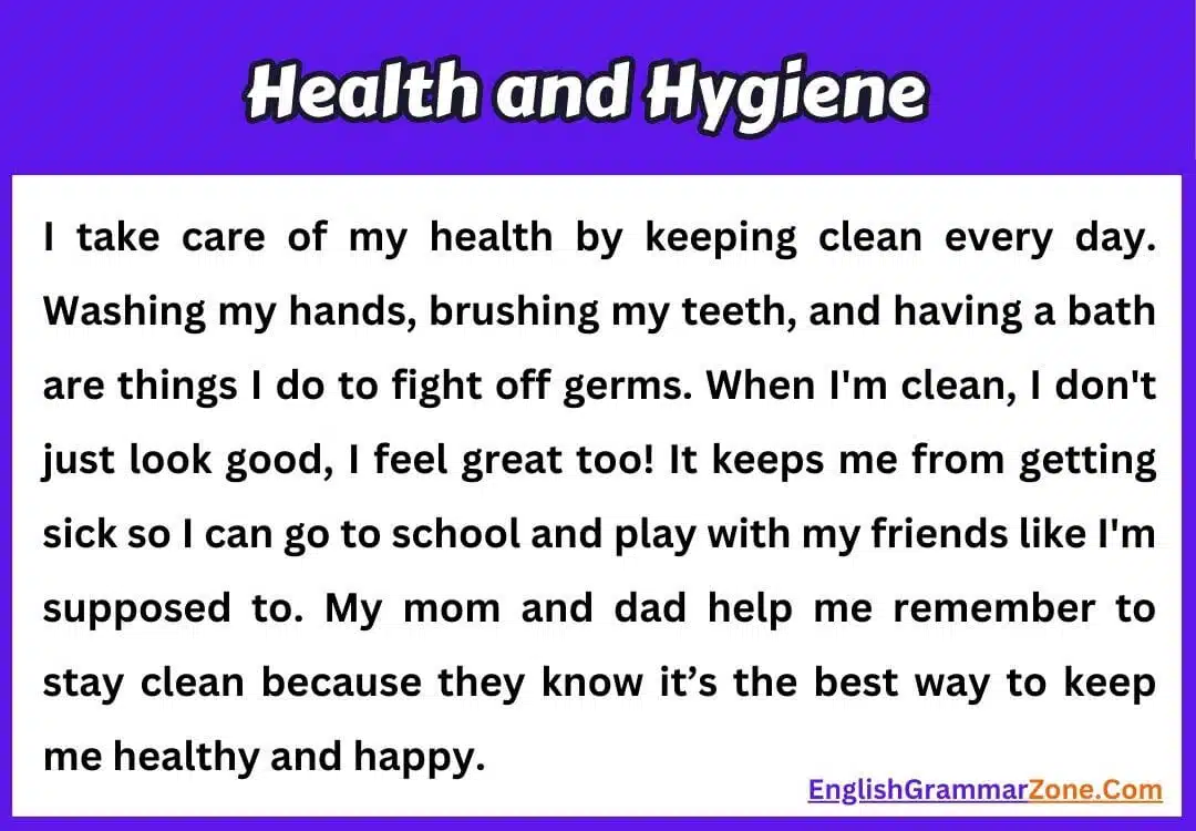 Paragraph on health and hygiene 250 words