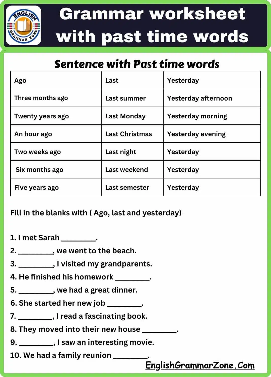 Grammar worksheet with past time words.jpg