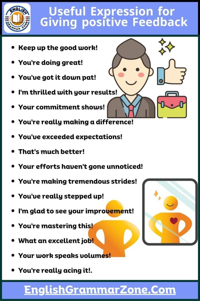 100 Useful Expression For Giving Positive Feedback