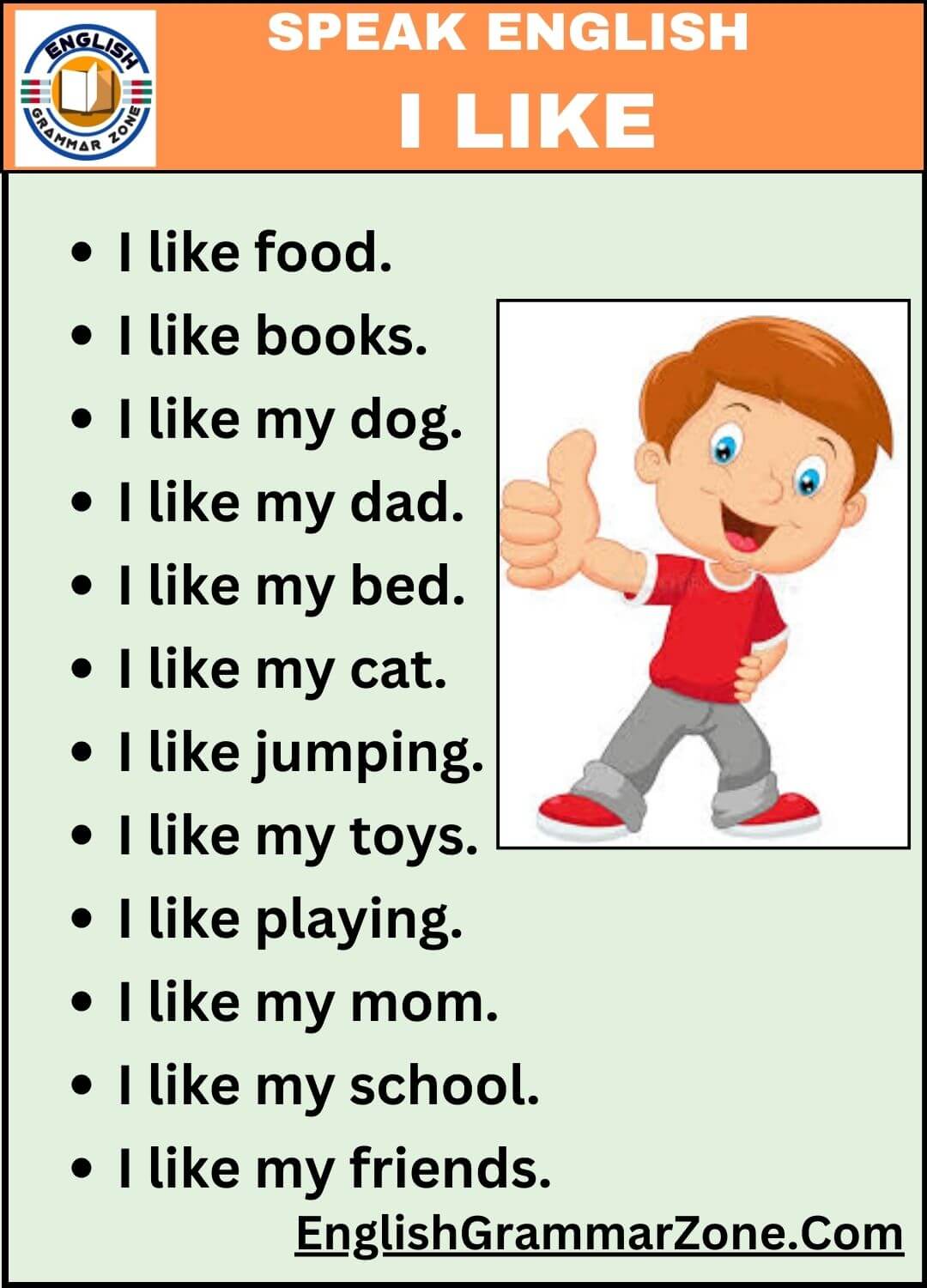 Speak english i like free