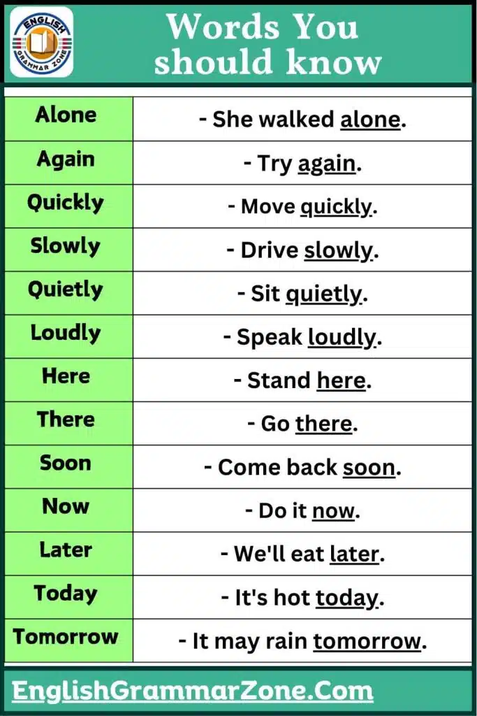 Words you should know for students