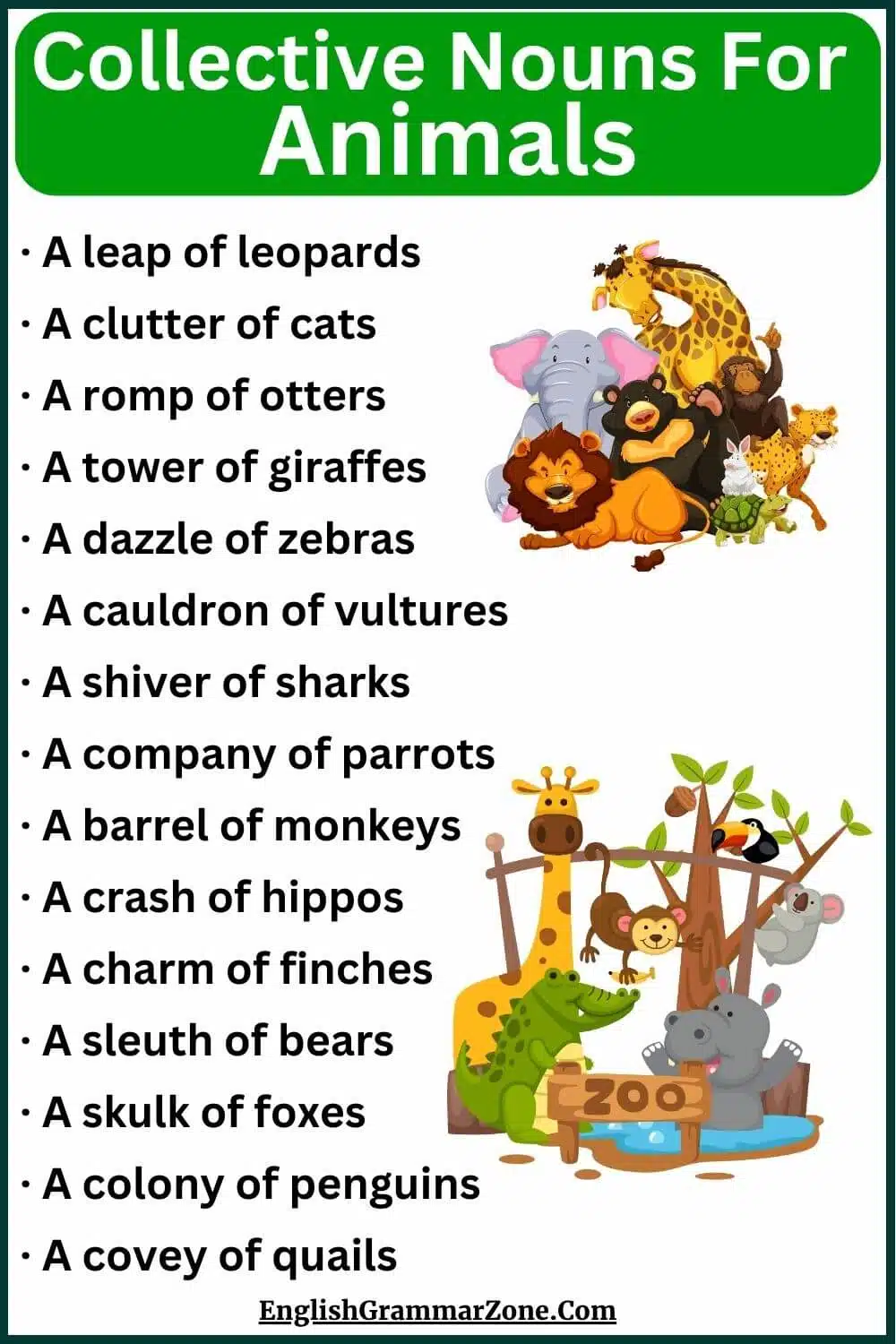 Collective nouns for animals