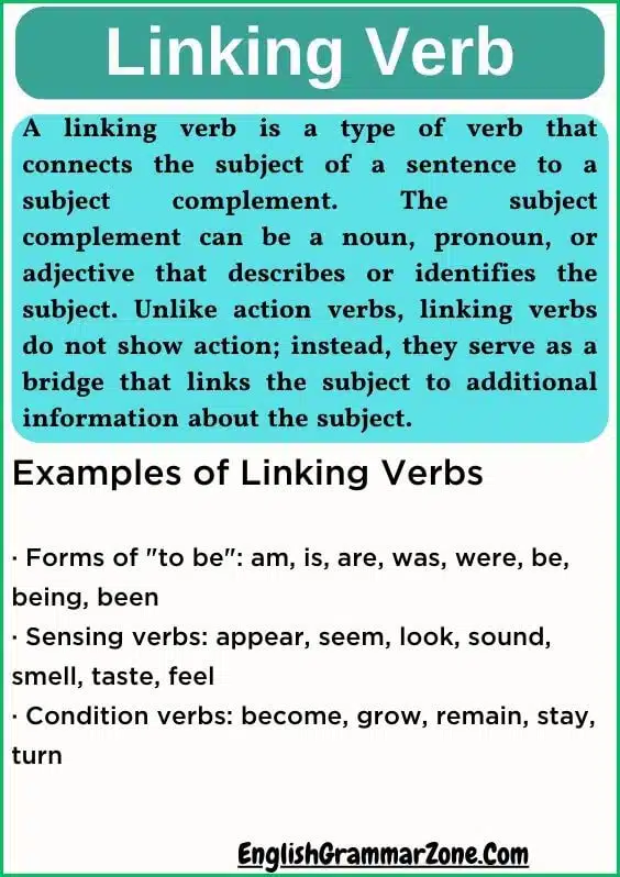 Linking Verbs