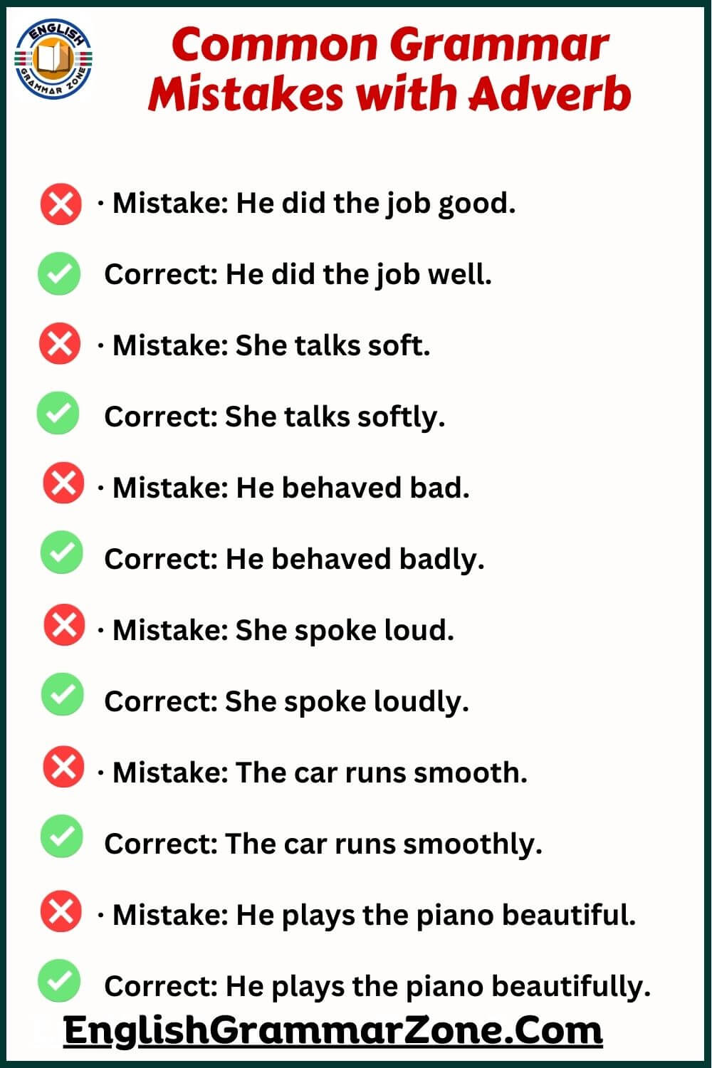 most common grammar mistakes in english