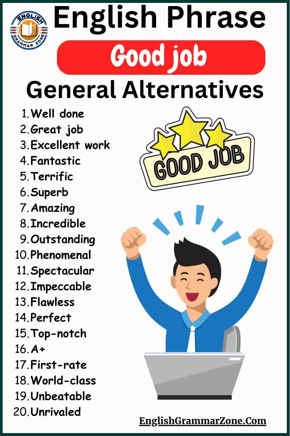 English phrases – good job