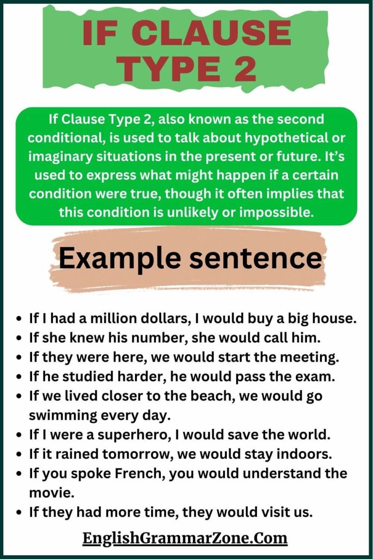 If Clause Type 2