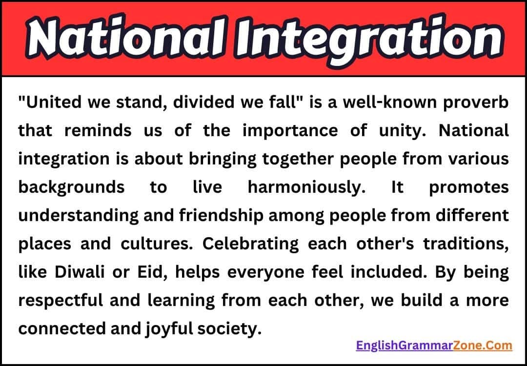 Essay on National Integration