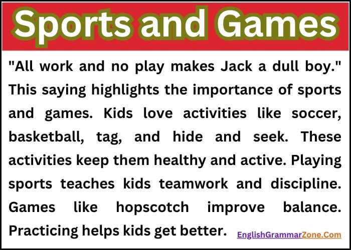 Sports and Games