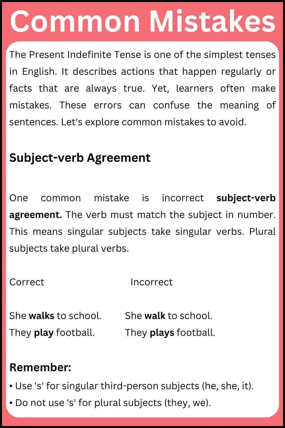 present indefinite tense