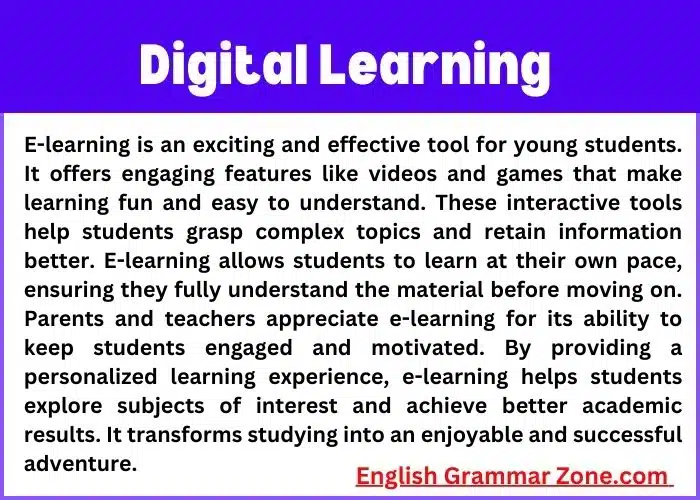 E-Learning as an Effective Learning Tool