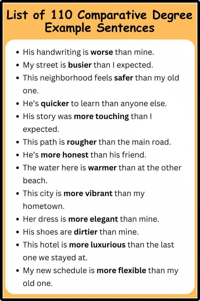 comparative degree examples