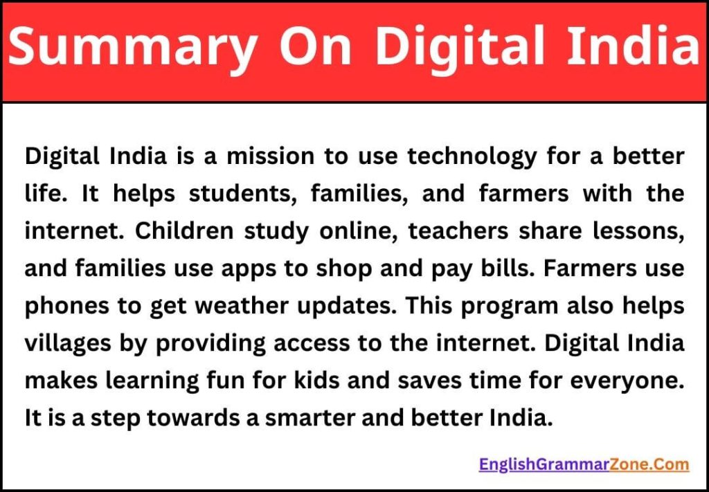 Write an Essay on Digital India