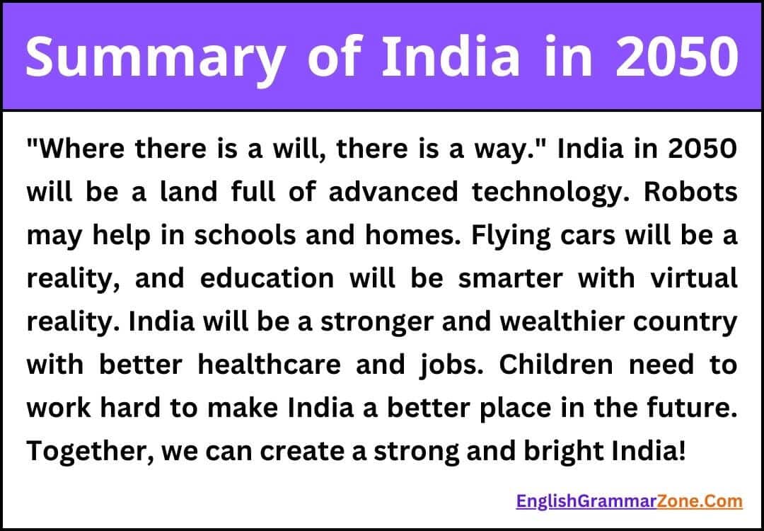 Short essay on india in 2050
