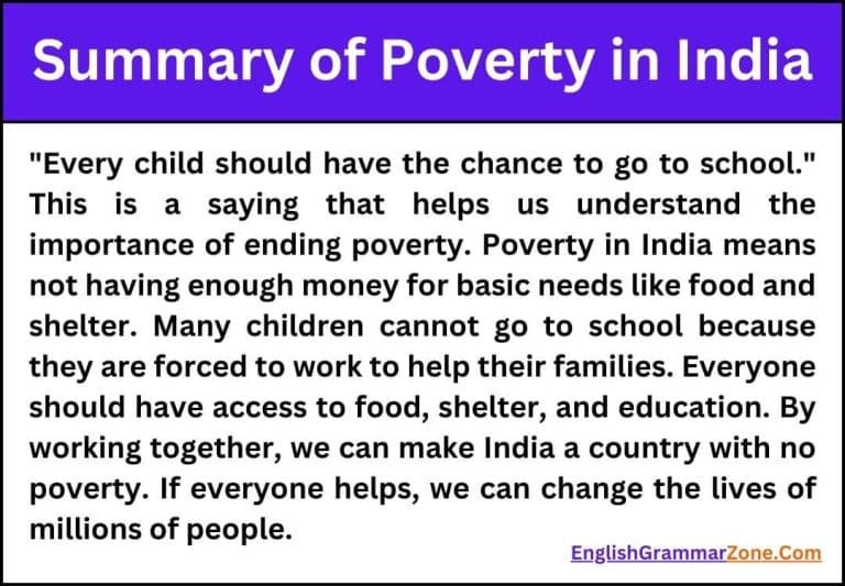 Write An Essay On Poverty In India