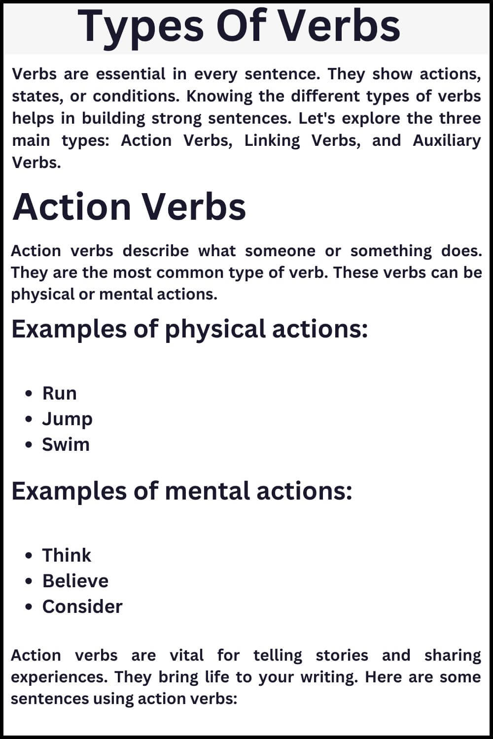 Verb Definition