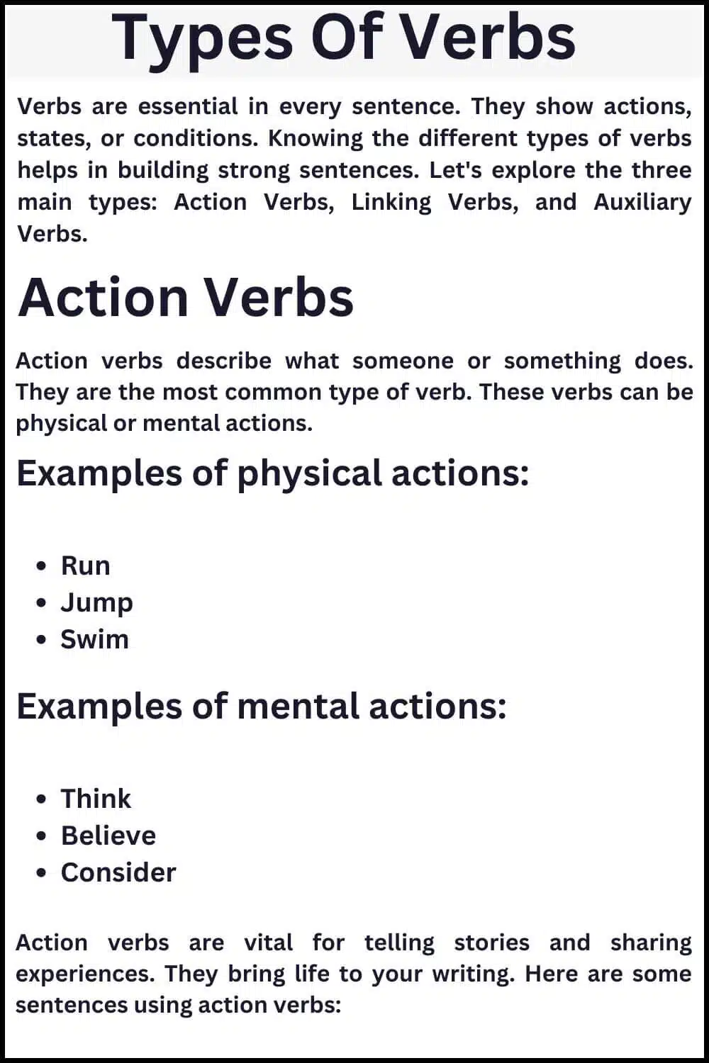 Verb Definition