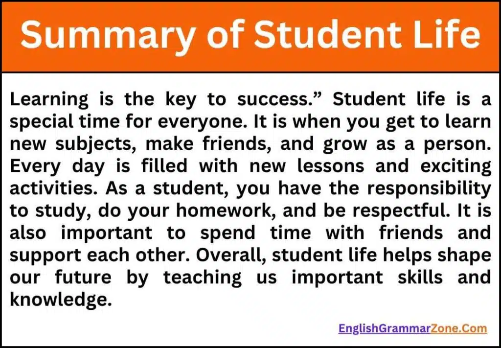 Essay on Student Life
